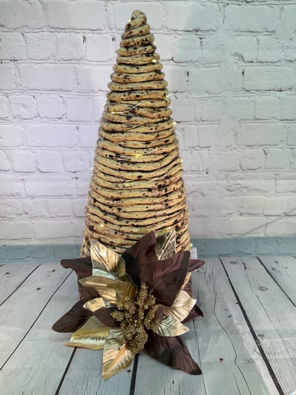 Ceramic Christmas Tree - Grape Vine Tree - Clay Magic